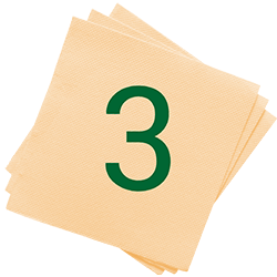 3 rétegű egyedi szalvéta - FOLS