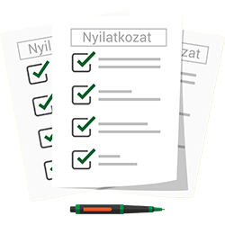 Nyilatkozat kitöltése - FOLS